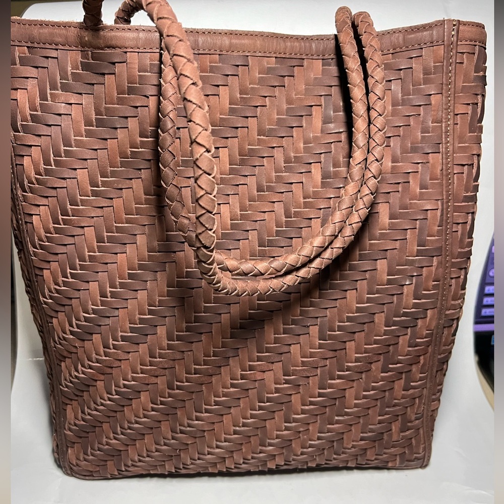 Bembien Le Tote brown nubuck suede leather